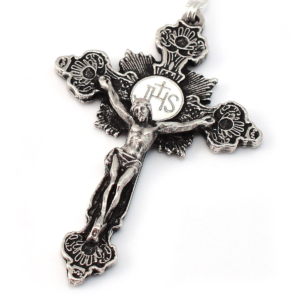 Knock Apparition Green, Blue and Silver Rosary - Image 3