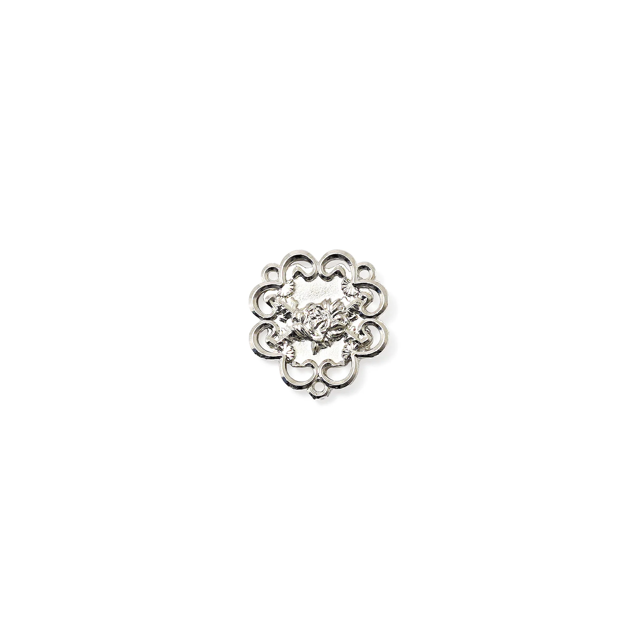 Mary's Motherly Love Collection Sky & Nickel Rosary - Image 5