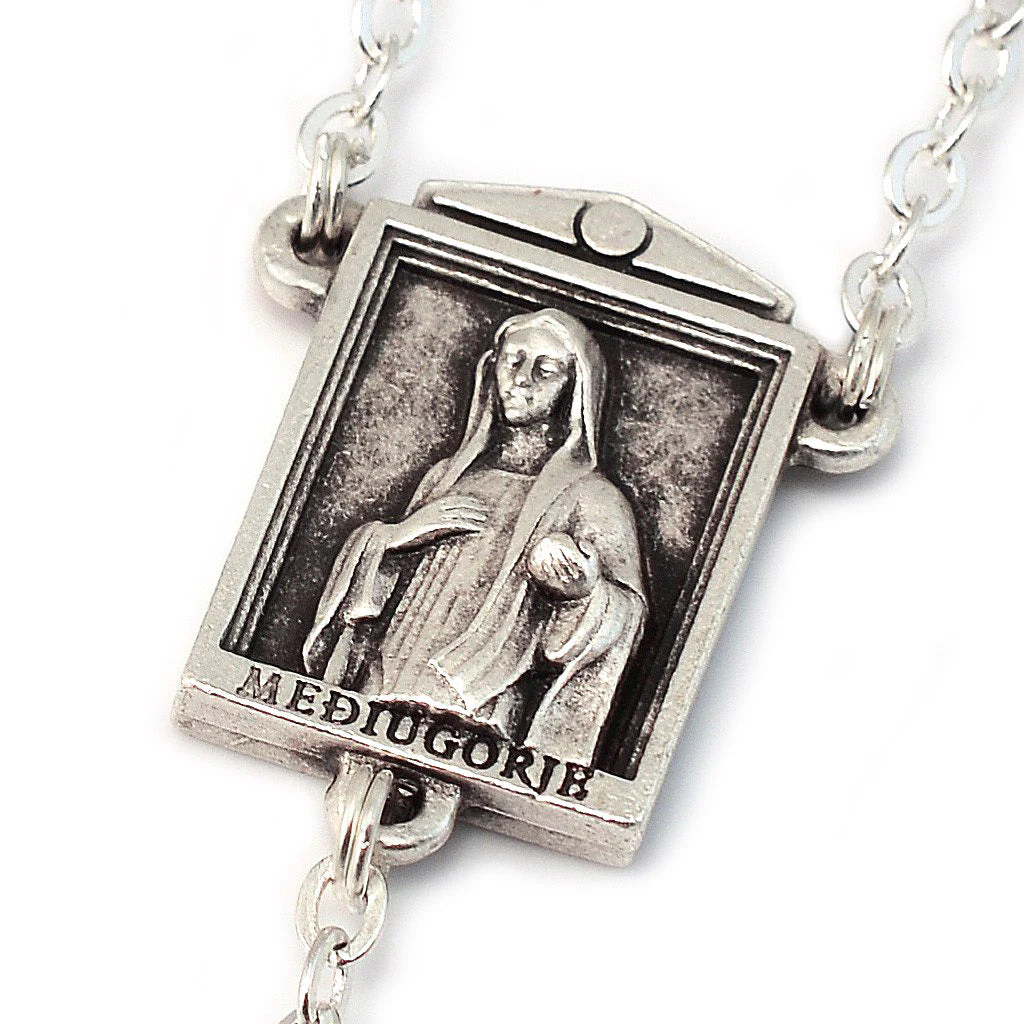 Medjugorje Rosary, Sacred Spaces, Aqua - Image 4