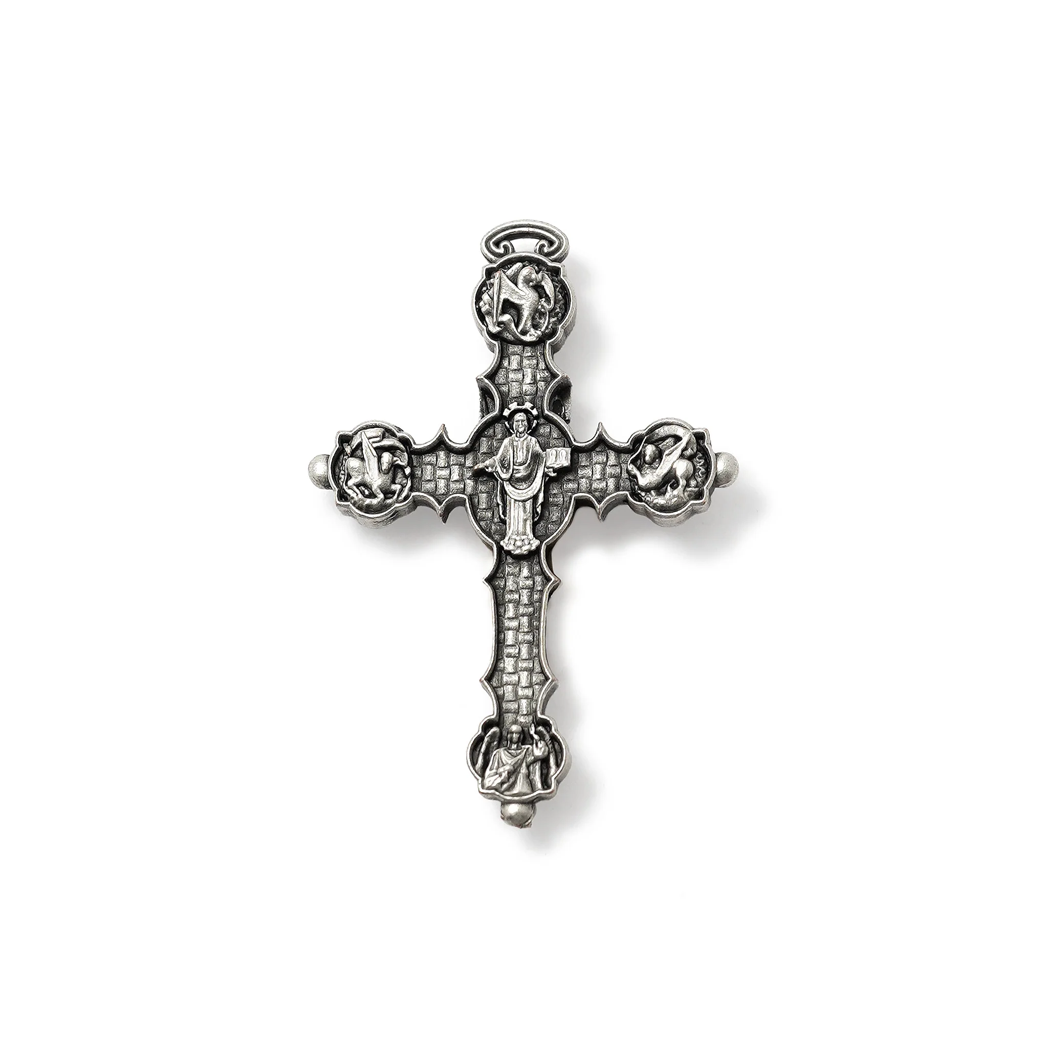 Saint Joseph Rosary in Silver - Image 3