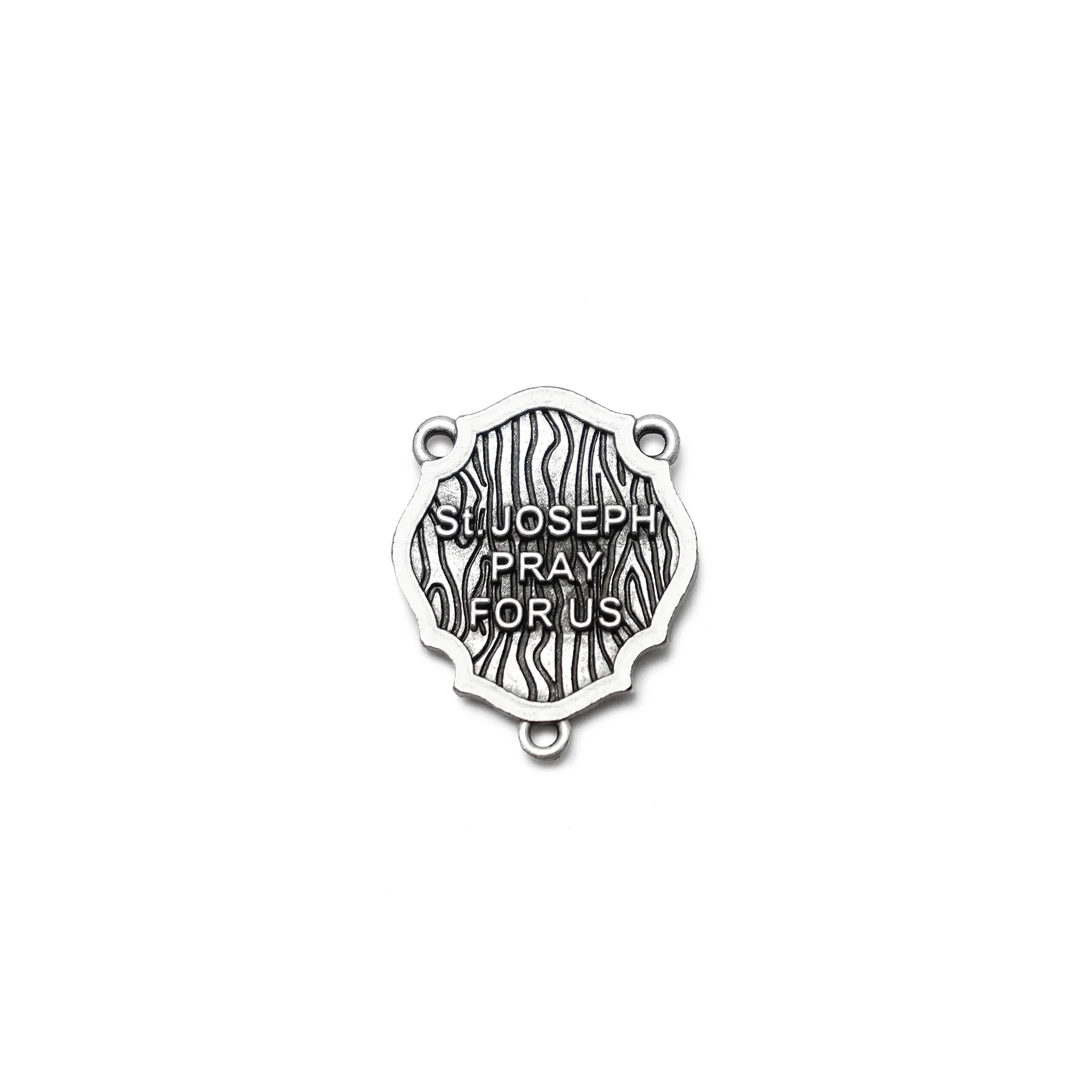 Saint Joseph Rosary in Silver - Image 5